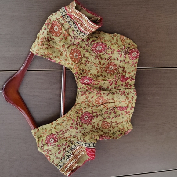 Saree pure chiffon georgette - Picture 5 of 8